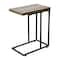 Household Essentials Jamestown Extendable C-Shaped End Table